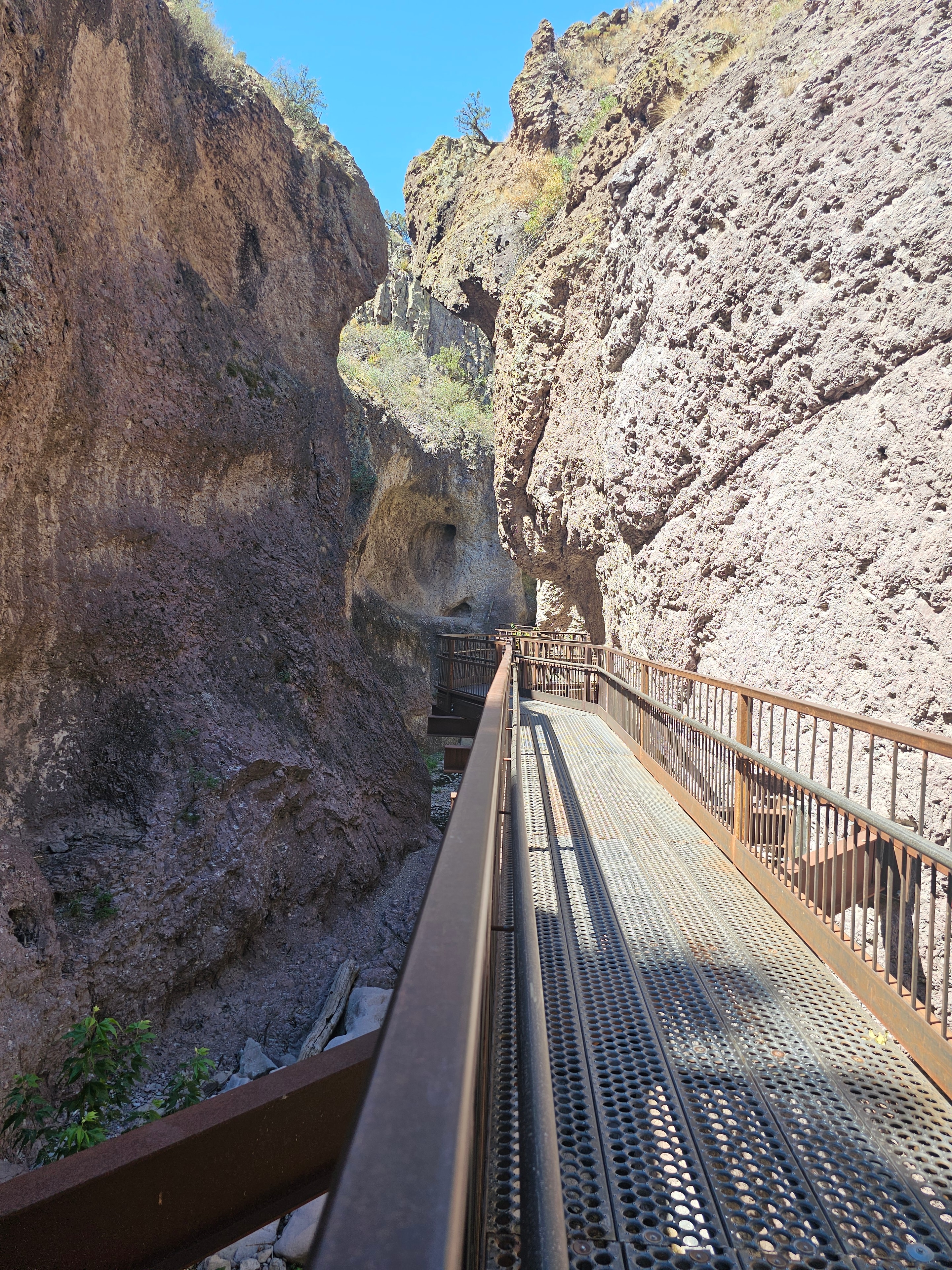 Catwalk Recreation Area walkway, Gila National Forest