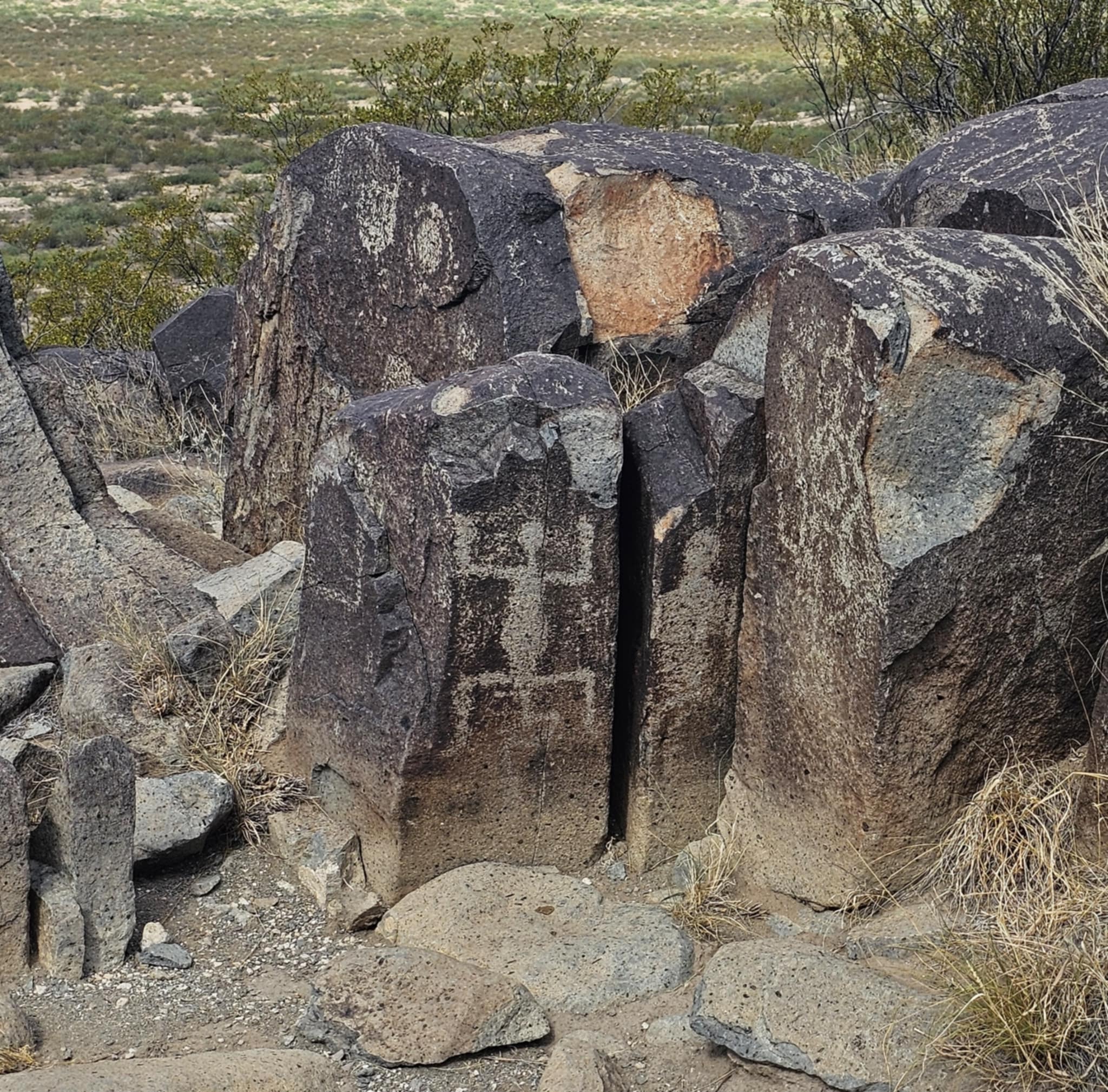 Petroglyphs at Three Rivers Petroglyph Site